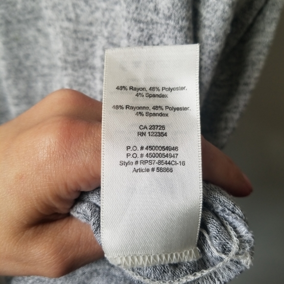 Aritzia wilfred free Lorelei grey striped dress - Picture 5 of 11